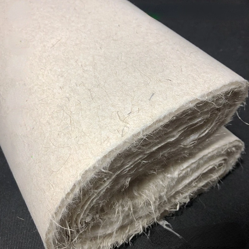 

1 Layer Mulberry Fiber Rice Paper 2 Layers Handmade Archaize Thicken Half Ripe Xuan Paper Chinese Calligraphy Painting Papier