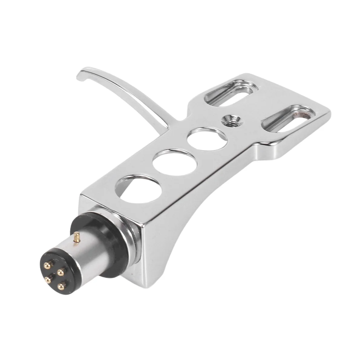 AT42 8X Universal LP Disc Record Player Phono Turntable Headshell Liga de alumínio de 4 pinos com Leadwires OFC