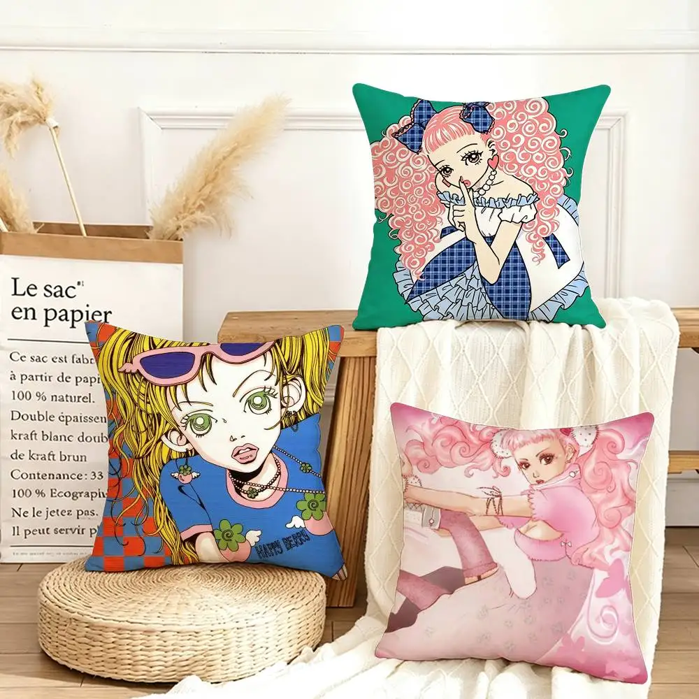 

Miwako P-Paradise K-Kiss Various Sizes Square Pillow Case For Car Home Bedchamber Decor