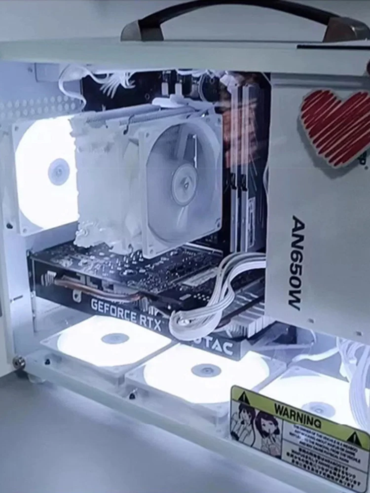 Obudowa Mini ITX Wentylator ARGB 8cm 9cm Dopasowany wentylator chłodzący wodę / powietrze 8025 9225 Cooler Płyta główna 5V SYNC + 4Pin PWM — zdjęcie produktu 7