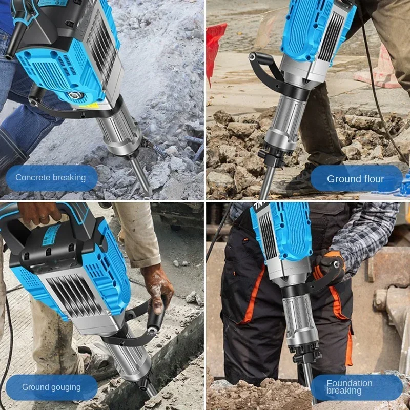 New Electric Pickaxe Industrial High Power Electric Single-purpose Wall Demolition Concrete Professional Heavy Engineering