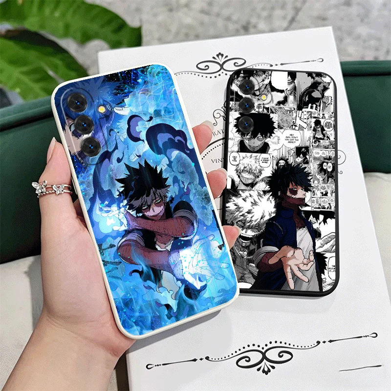 MHA My Hero Dabi Soft Phone Case For Samsung A17 A16 A15 A14 A13 A57 A56 A55 A54 A53 A37 A26 A25 A24 A23 A36 A35 A34 A33 Couple