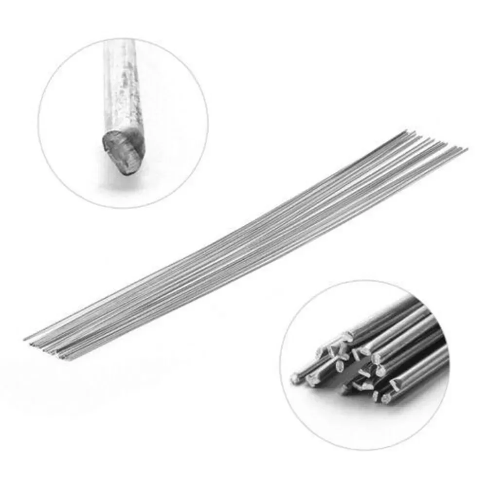 Easy & Convenient Aluminum Brazing Solution 20 Flux Brazing Repair Rods Suitable for Connection with Aluminum Bus