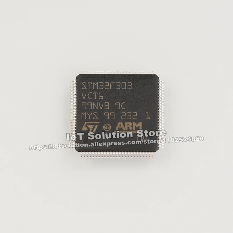 STM32F303VCT6 ARM Cortex-M4 LQFP-100 14x14x1.4mm STM32F303VCT6TR