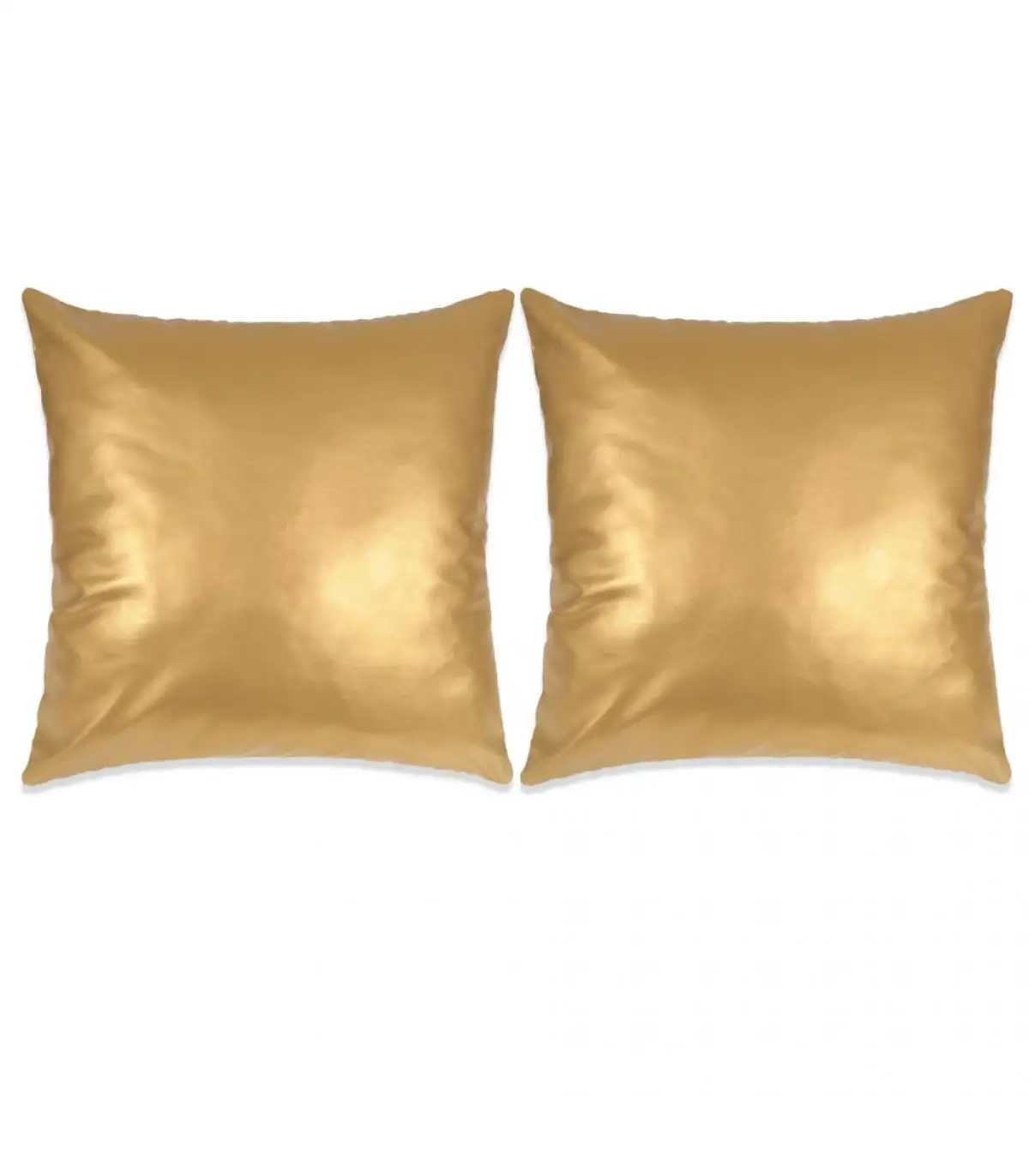 Cushions Golden polyurethane cushions 45x45 cm 2 pieces