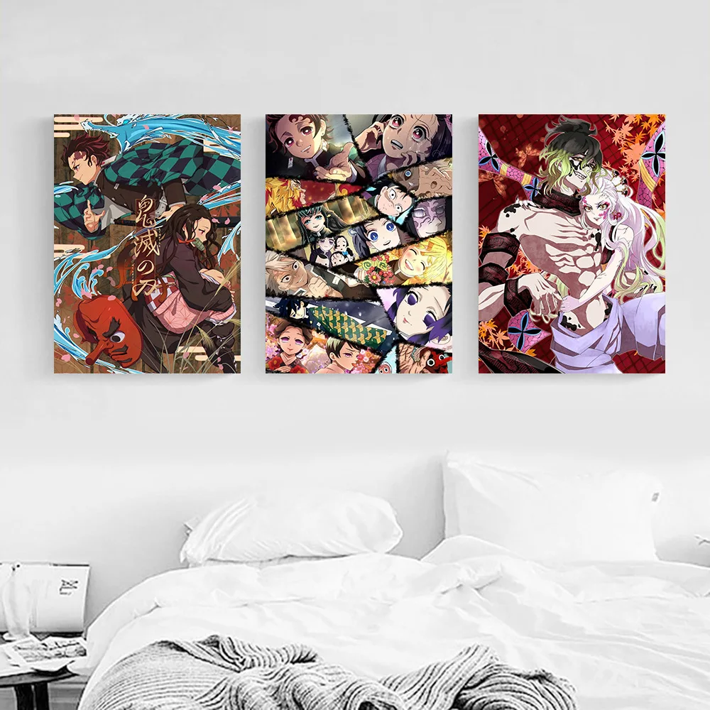 40 Sheets Anime Ghost Blade Canvas Painting Poster HD Printing Modern Wall Art Pictures Living Room Bedroom Decoration Painting