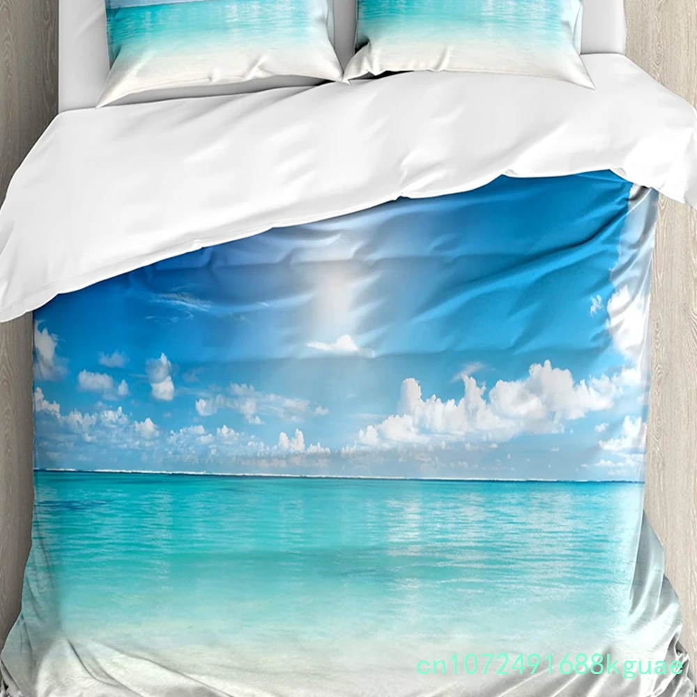 Ladybugs Bedding Set Comforter Duvet Cover Pillow Shams Ladybugs And Ornate Clouds Magic In The Air Bedding Cover Double Bed Set
