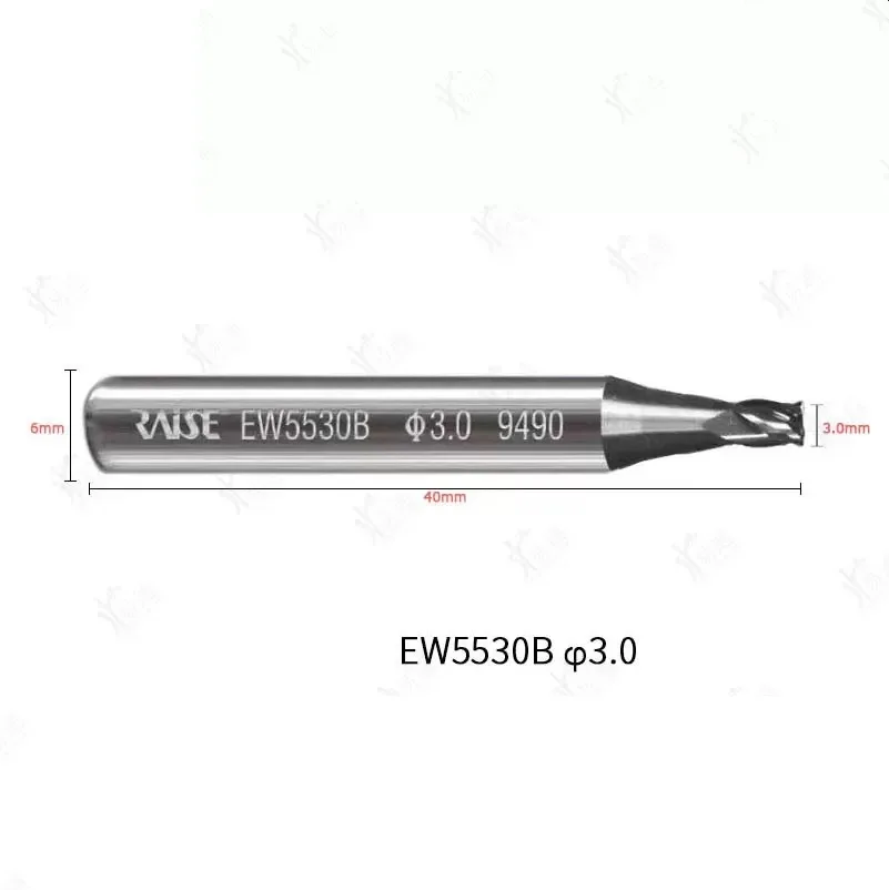 Raise Vertical Steel Milling Cutter For Auto Key Cutting Machine 2.0xD6x40 1.0MM/1.2MM/1.5MM/2.0MM/2.2MM/2.5MM locksmith TooL - view 4
