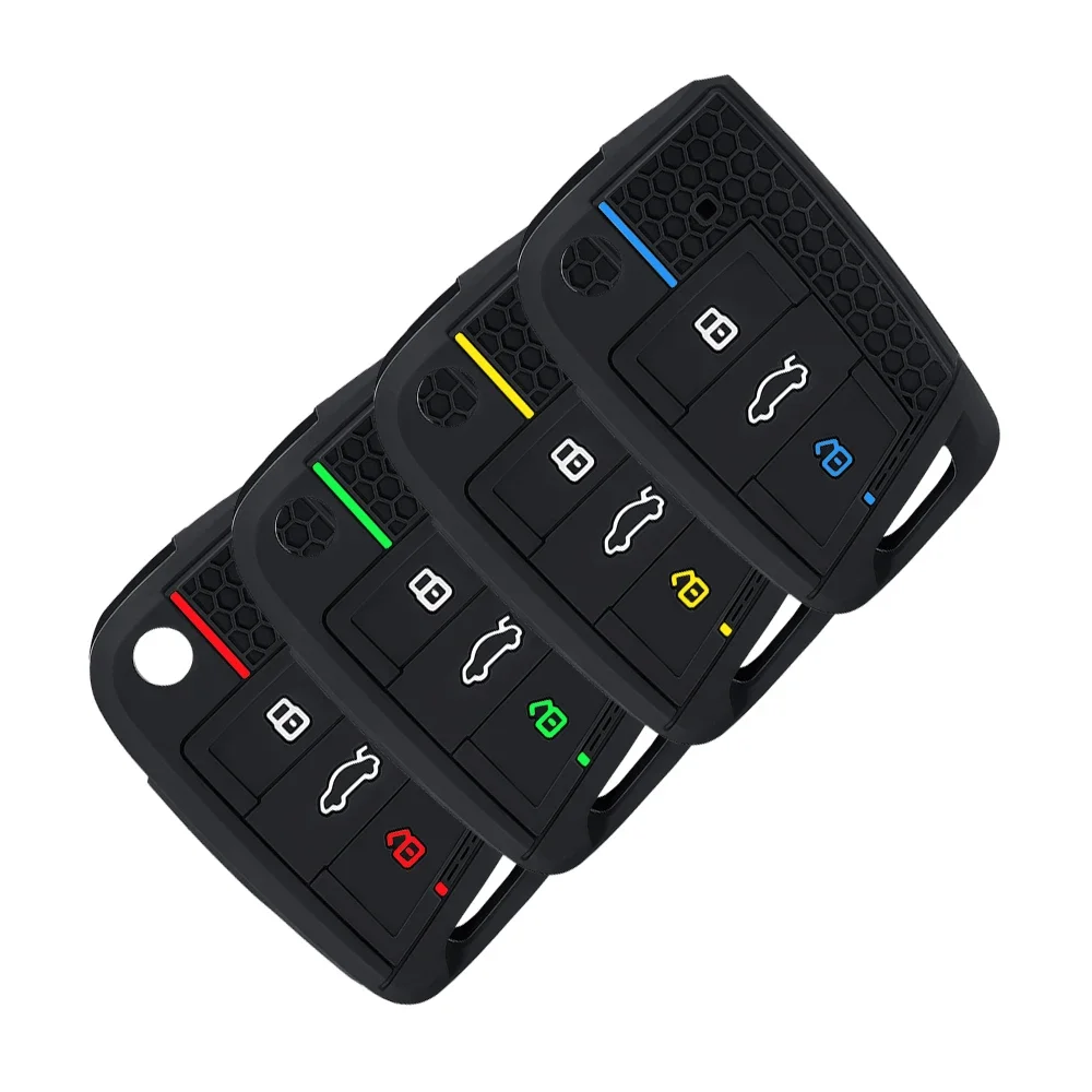 New Style key case cover For VW golf 7 GTI POLO T-Cross T-Roc touran Tiguan Skoda Octavia Rapid Fabia Seat Ibiza leon Ateca