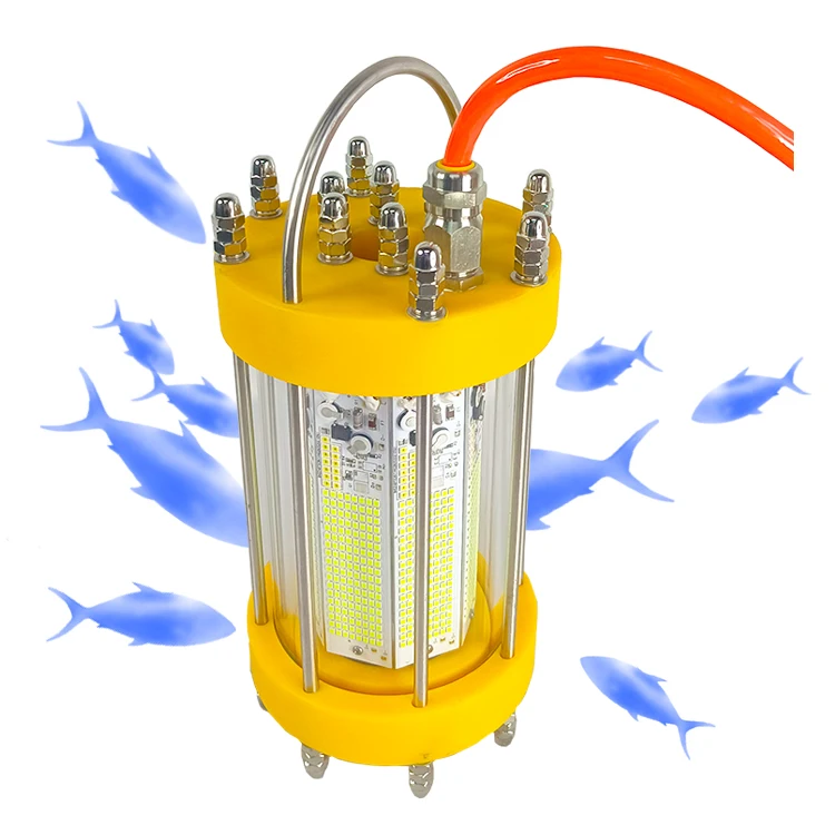 Underwater Ac Fishing Light 1500W MIX Color 110v LED Squid Fishing Lamp Salmon Farming Light Water Proof Fishing Lights