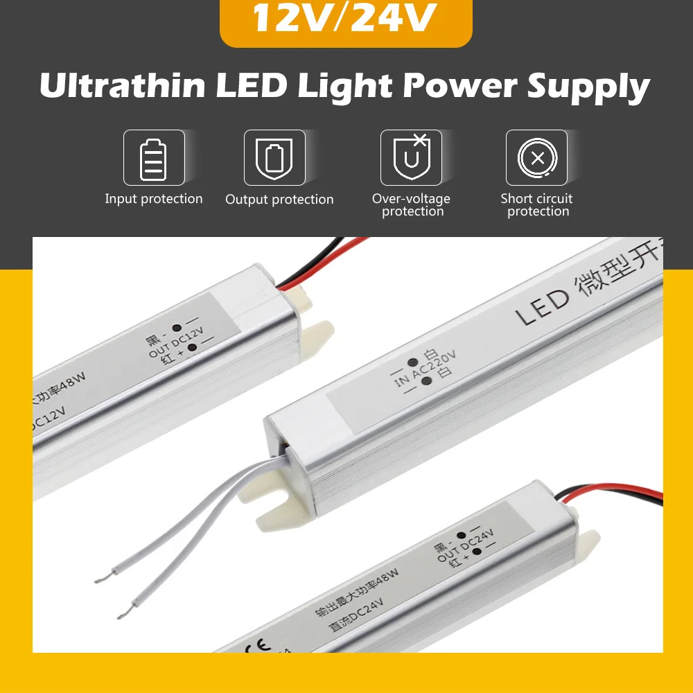 Alimentatore LED 18W 24W 36W 48W 60W 240V trasformatore di illuminazione 1.5A 2A 3A 5A adattatore Driver