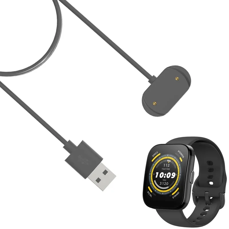 Smartwatch Dock Charger Adapter USB Charging Cable Power Charge Wire For Amazfit Bip 5 Unity / Bip5 Smart Watch Accessories
