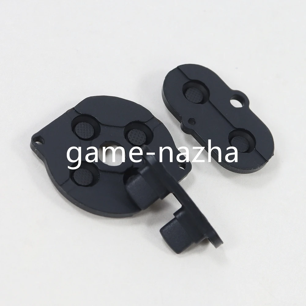 25 juegos de botones conductores de goma coloridos de 8 colores AB d-pad para botones de teclado de selección de inicio de silicona GBC