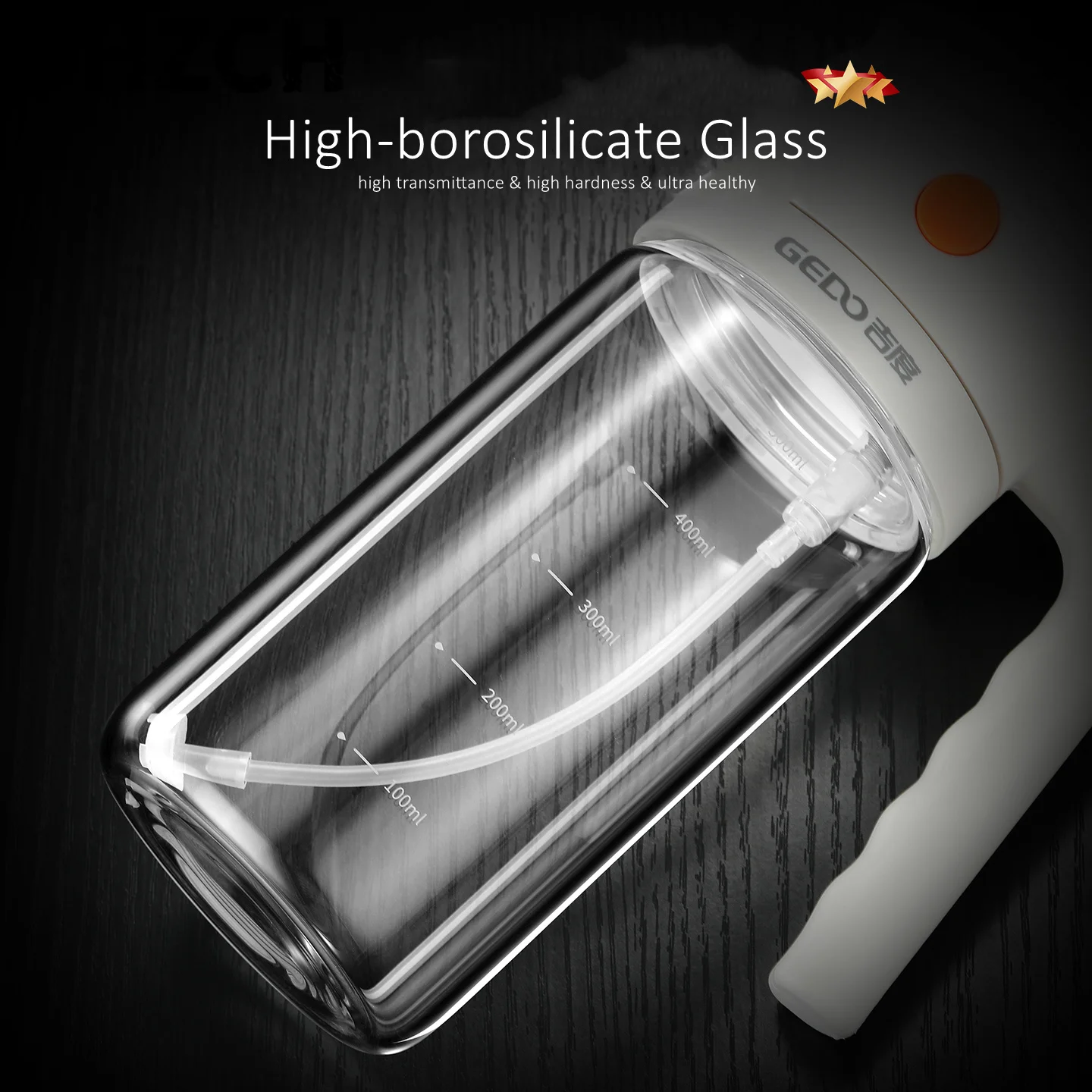 LFGB Certified, 500 Ml High-Transmission Borosilicate Glass Oil Dispenser, Drop Resistant, Atomized