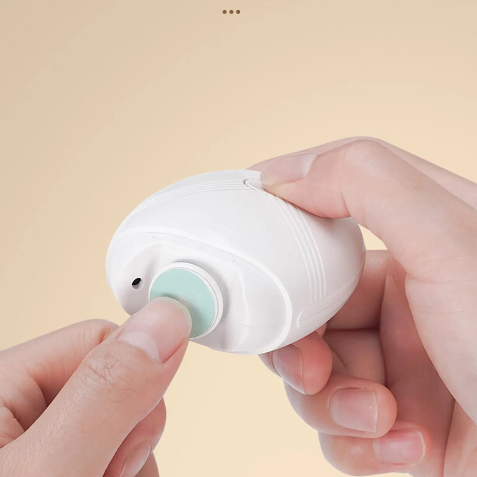 Electric Nail Clipper Cutter with LED Light Anti-Pinch Automatic Nail Grinder Trimmer for Baby Mini Manicure Tool Nail Care - view 3
