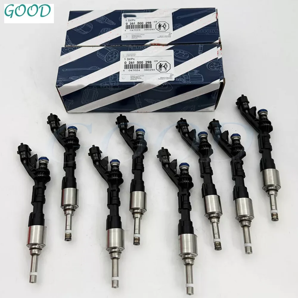 8 Pieces Boschh Fuel Injector For Lan-d Rove-r LR4 Range Rover Sport Jagua-r LR079542 OEM 0261500298