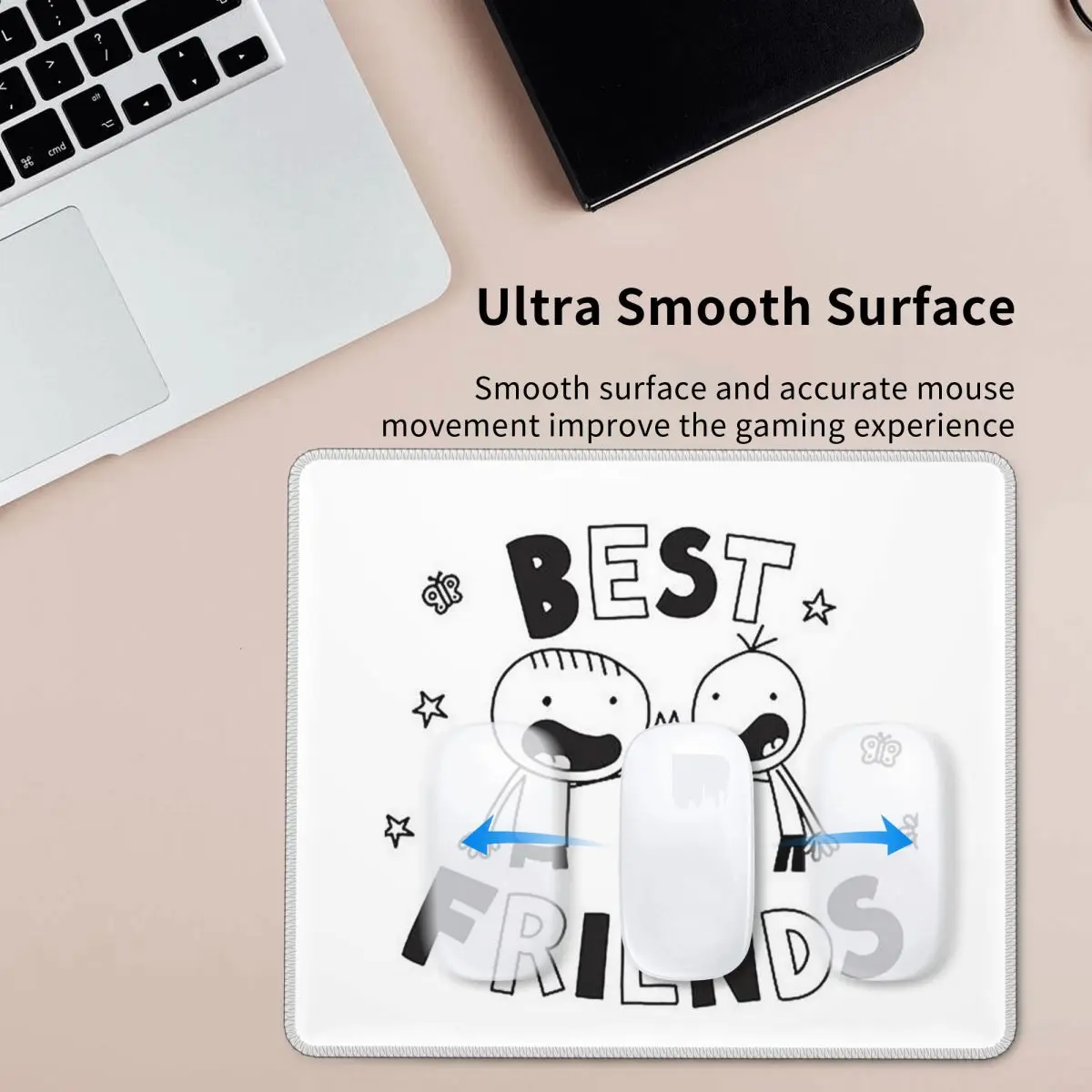Best Friends Diary Of A Wimpy Kid Mouse Pad Computer Keyboard Mouse Mat Gamer Laptop Desk Mat Office Table Mats