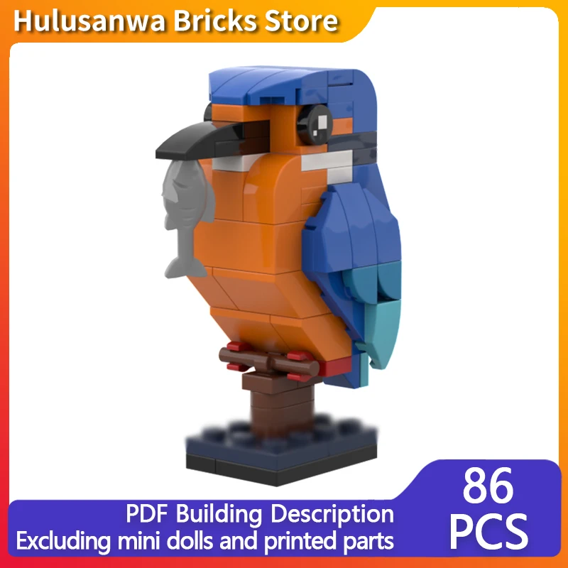 

Creators Animal Series Model MOC Building Bricks Kingfisher Modular Technology Gifts Holiday Assemble Children Toys Suit