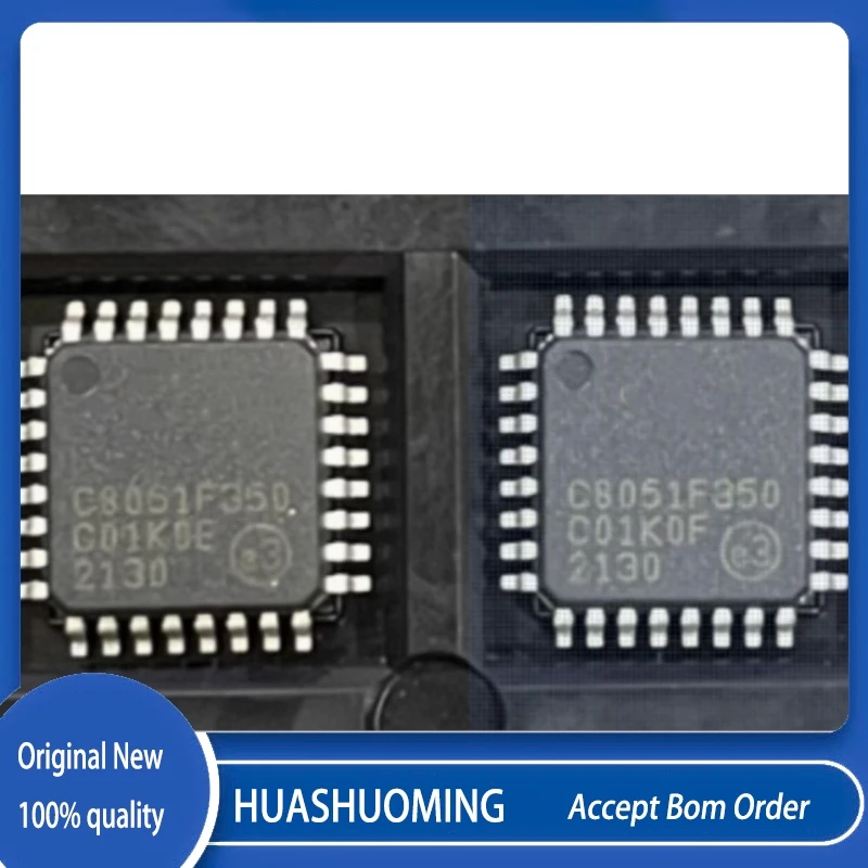 NEW 5Pcs/LOT       C8051F350-GQR C8051F350 GQR    AT32F421K8T7  AT32F421K8   HC32F030F8TA-LQ32 HC32F030F8TA  LQ32  LQFP-32