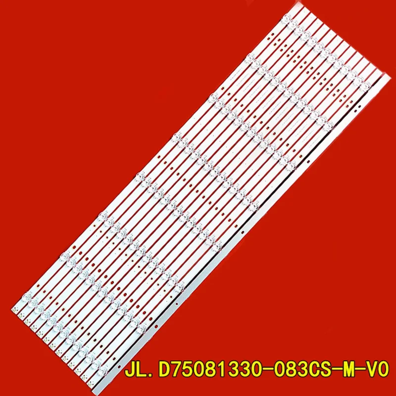 

LED TV backlight strip for h750t 75p7 75g3u led75d6s e7588-75K6-3030-8X14 JL.D75081330-083CS--V0