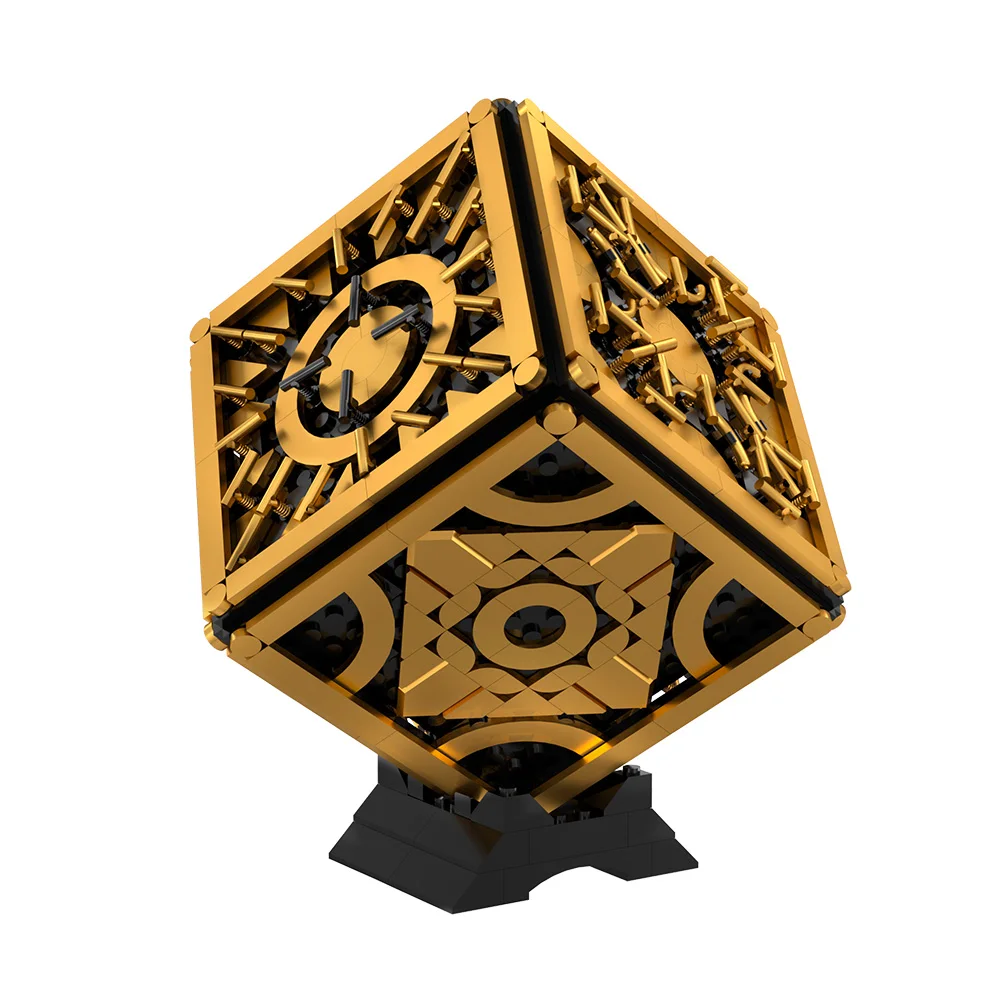 MOC Hellraiser Lament Configuration Building Blocks Kit  Horror Movie Devil's Box Creative Construction Toy Bricks Adult Gift