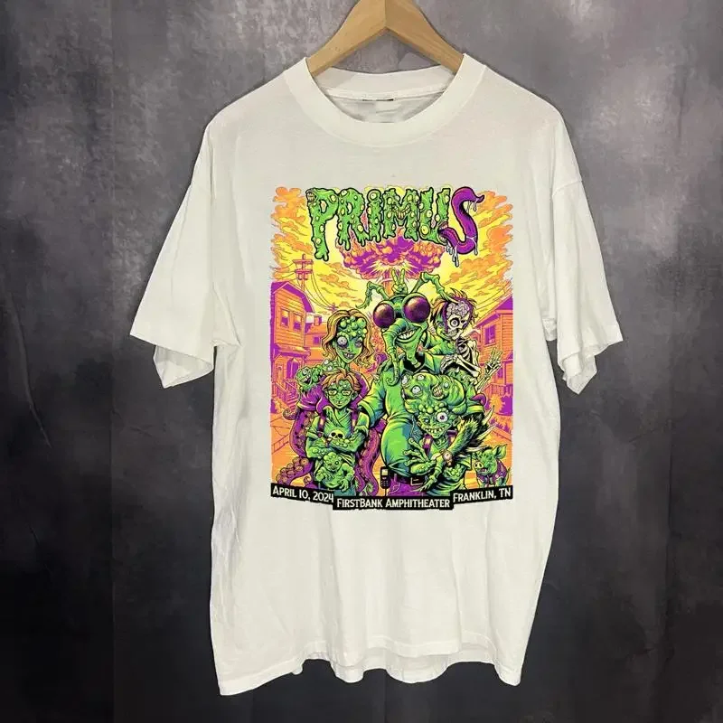 Primus 2024 Tour Band Cotton For Fan S to 5XL T shirt