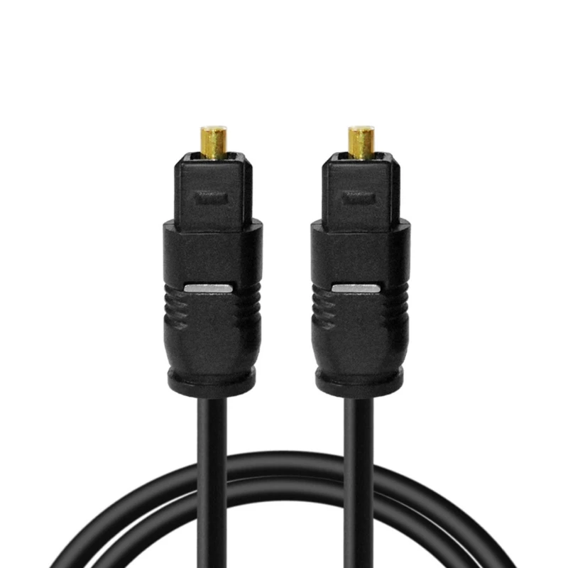 

1m 1.5m 2m 3meter 5m Fiber Wire Line Digital Optical Cable SPDIF Square Mouth TOSLINK Connector Cord T21A