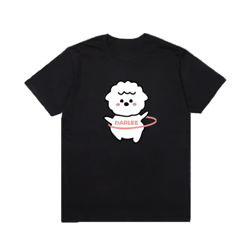 

Cotton short-sleeved t-shirt 2025 new summer casual half-sleeved top Korean version of clothes loose couple outfit