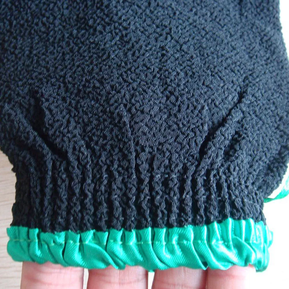 

2Pcs Stretchy Quick-Dry Exfoliating Bath Glove Easy to Clean Machine Washable with Hanging Lanyard Body Scrub Glove Shower Mitt