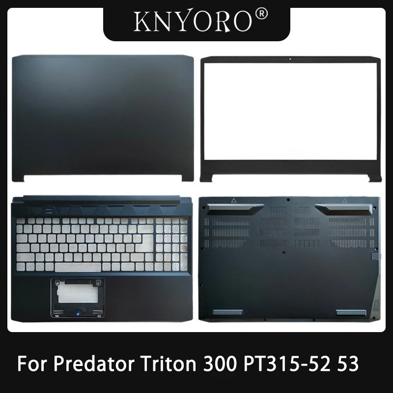 New For Predator Triton 300 PT315-52 PT315-53 Laptops LCD Sreen Back Cover Palmrest Upper Cover Bottom Case Replace Parts Blue