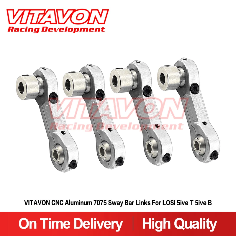 VITAVON CNC Aluminum 7075 Sway Bar Links For LOSI 5ive T 5ive B