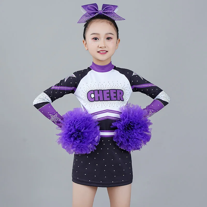 

Art Students Cheerleading Competition Clothes Custom Competition Performance Group Clothing