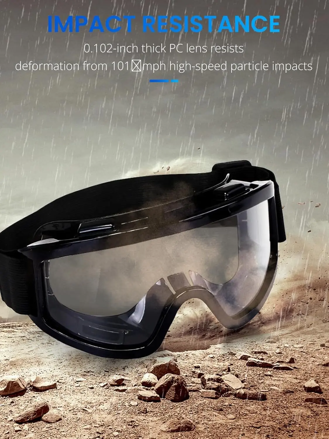 نظارات التزلج على الجليد مع حماية من الأشعة فوق البنفسجية 400 - خوذة مضادة للضباب متوافقة مع عربات الثلج والتزلج على الجليد والتنزه سيرًا على الأقدام #6
