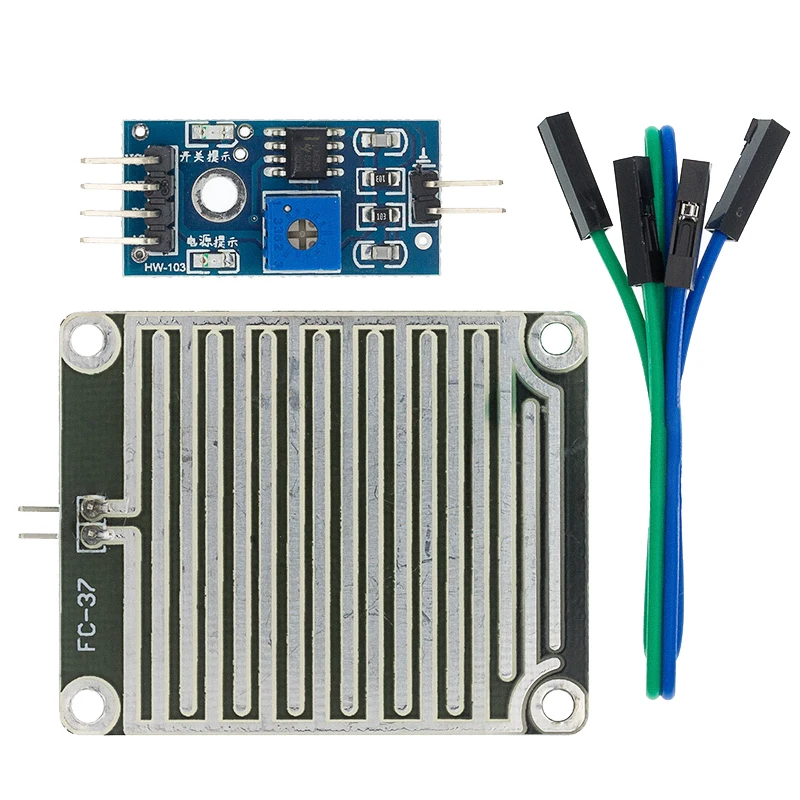 2PCS/5PCS Schnee Regentropfen Erkennung Sensor Modul Regen Wetter Modul Feuchtigkeit Für Arduino Relais Control Modul