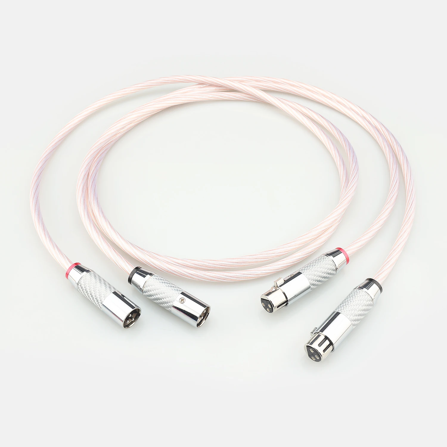 Hi‑End 7N OCC Silver‑Plated Balanced XLR Cable 3‑Pin XLR Male to Female High‑Fidelity Audio Signal Wire for DAC Player Amplifier