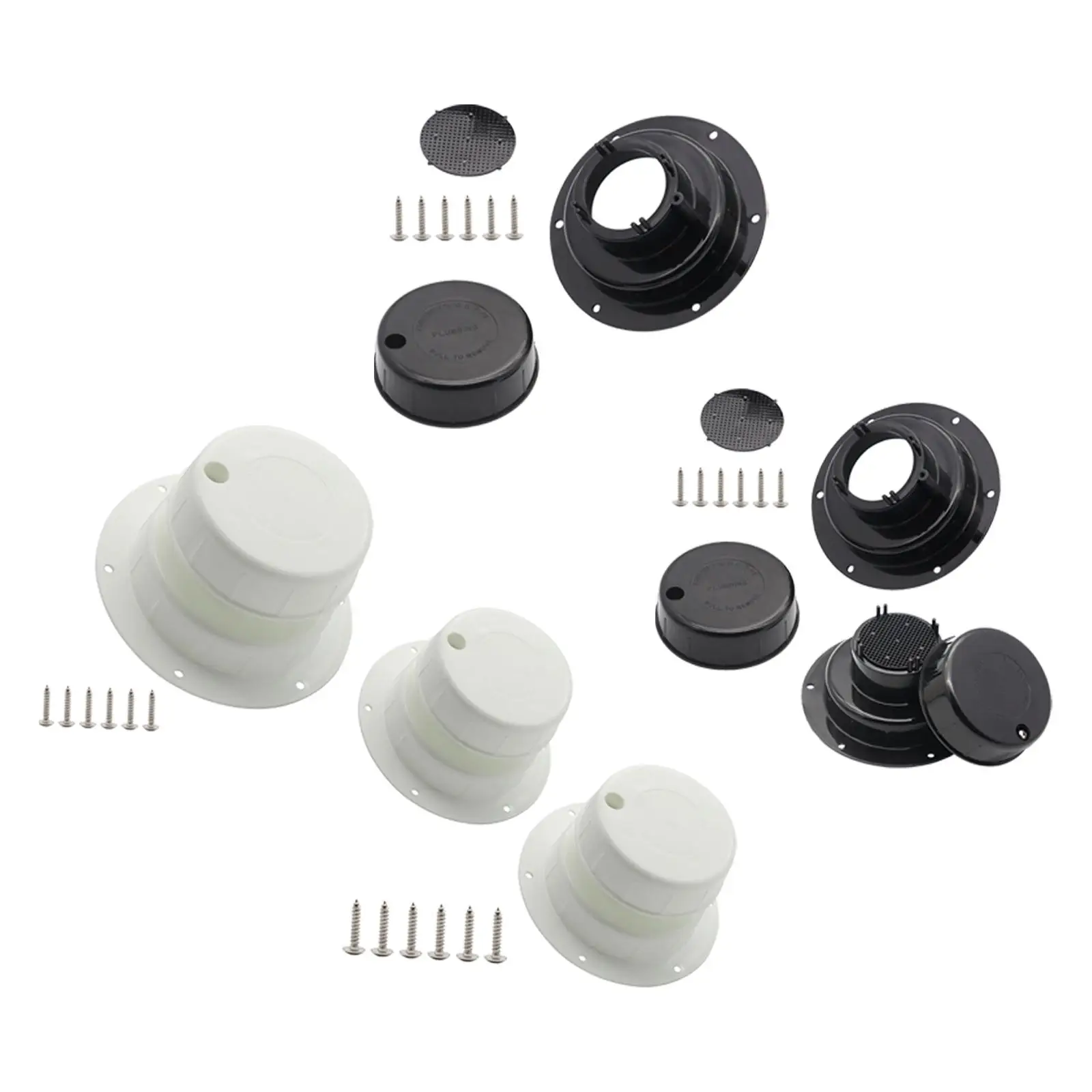 Generic RV Duct Vent Cover Spare Parts Easy to Install Sturdy Direct Replaces RV Plumbing Vent Cap for Repair Professional