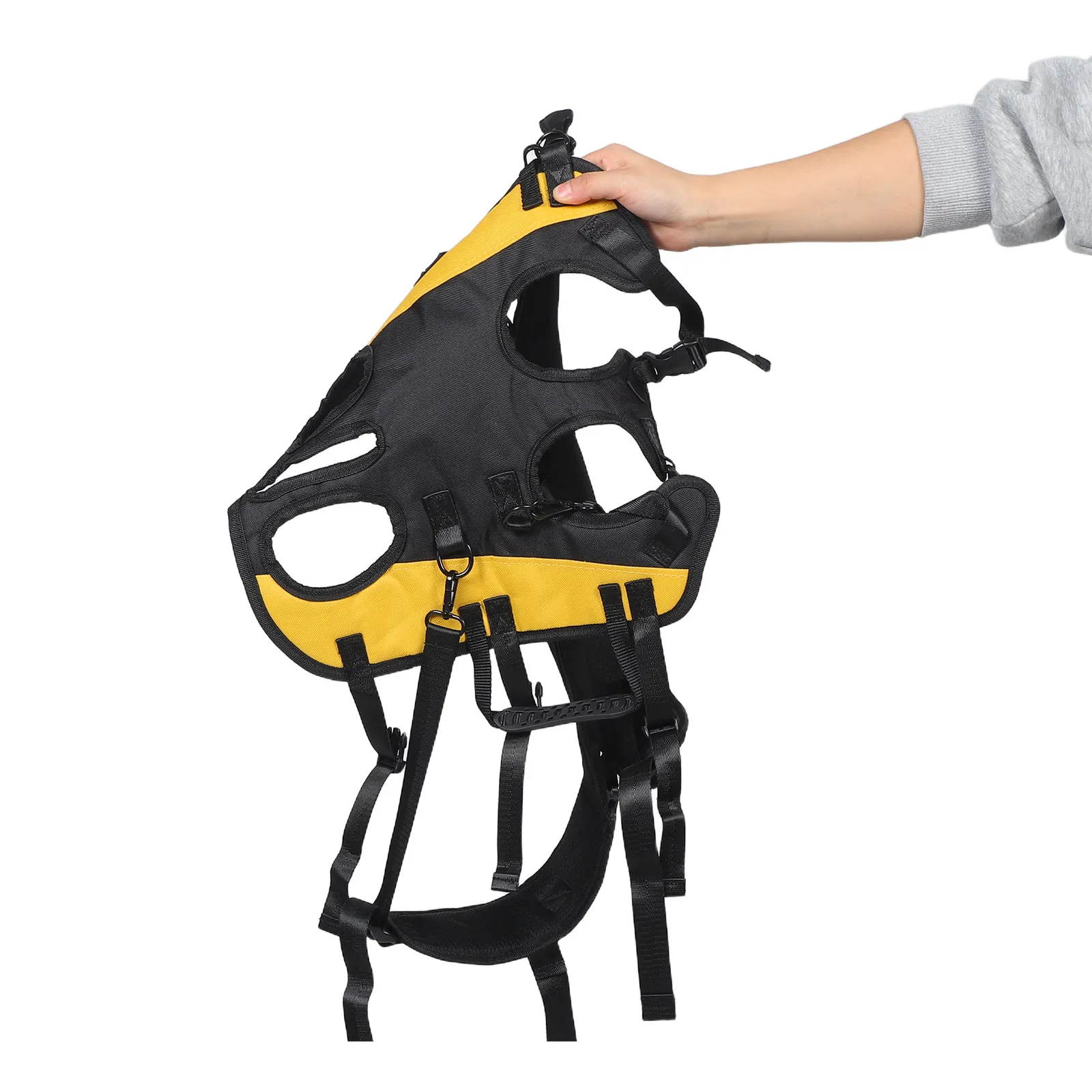 

Pet Strap Double Shoulder Carrying Bag Breathable Mesh Oxford Cloth Backpack For Dogs Cycling Backpack Motorcycle Carrier Bag