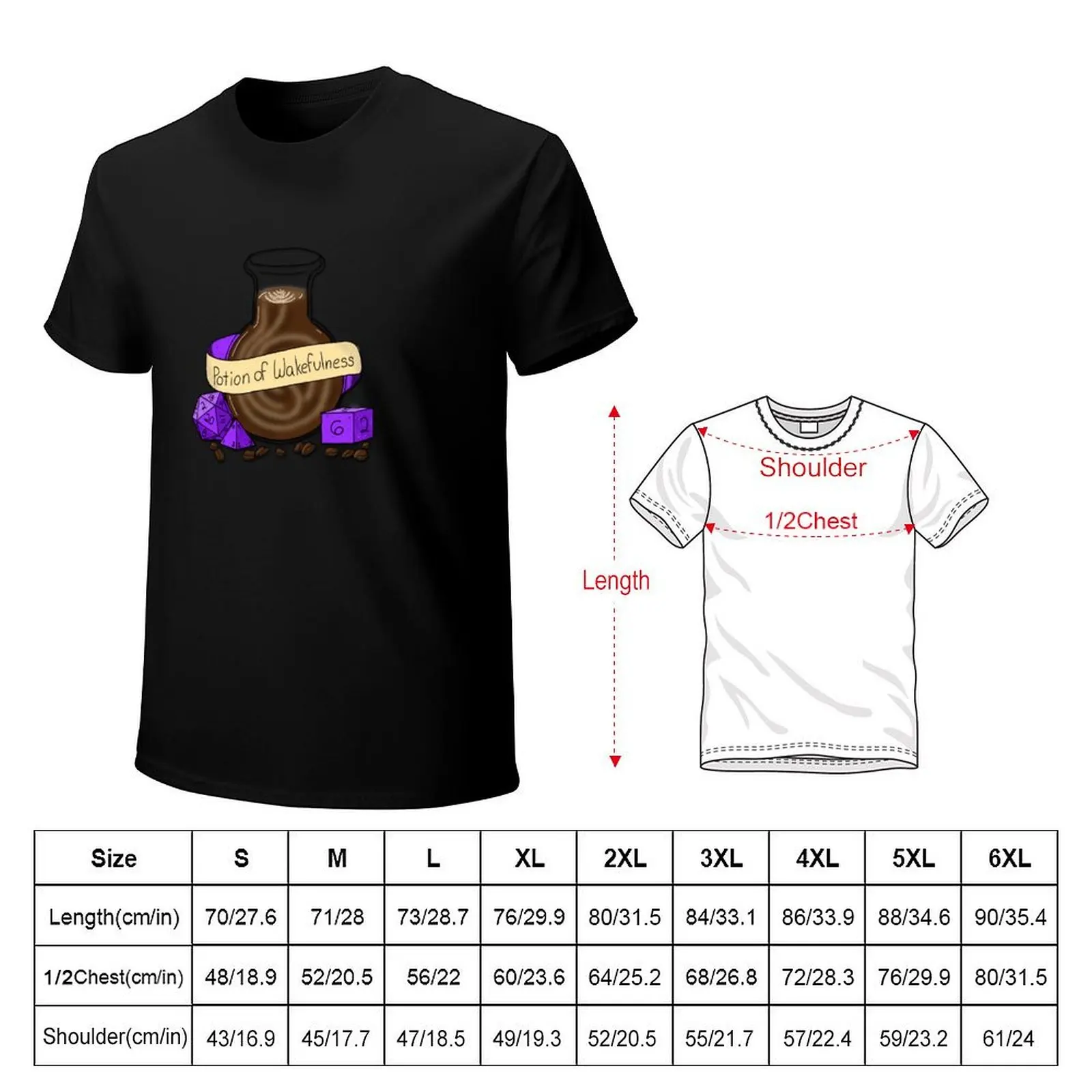 Potion of Wakefulness T-Shirt t shirts for man cotton T-Shirt
