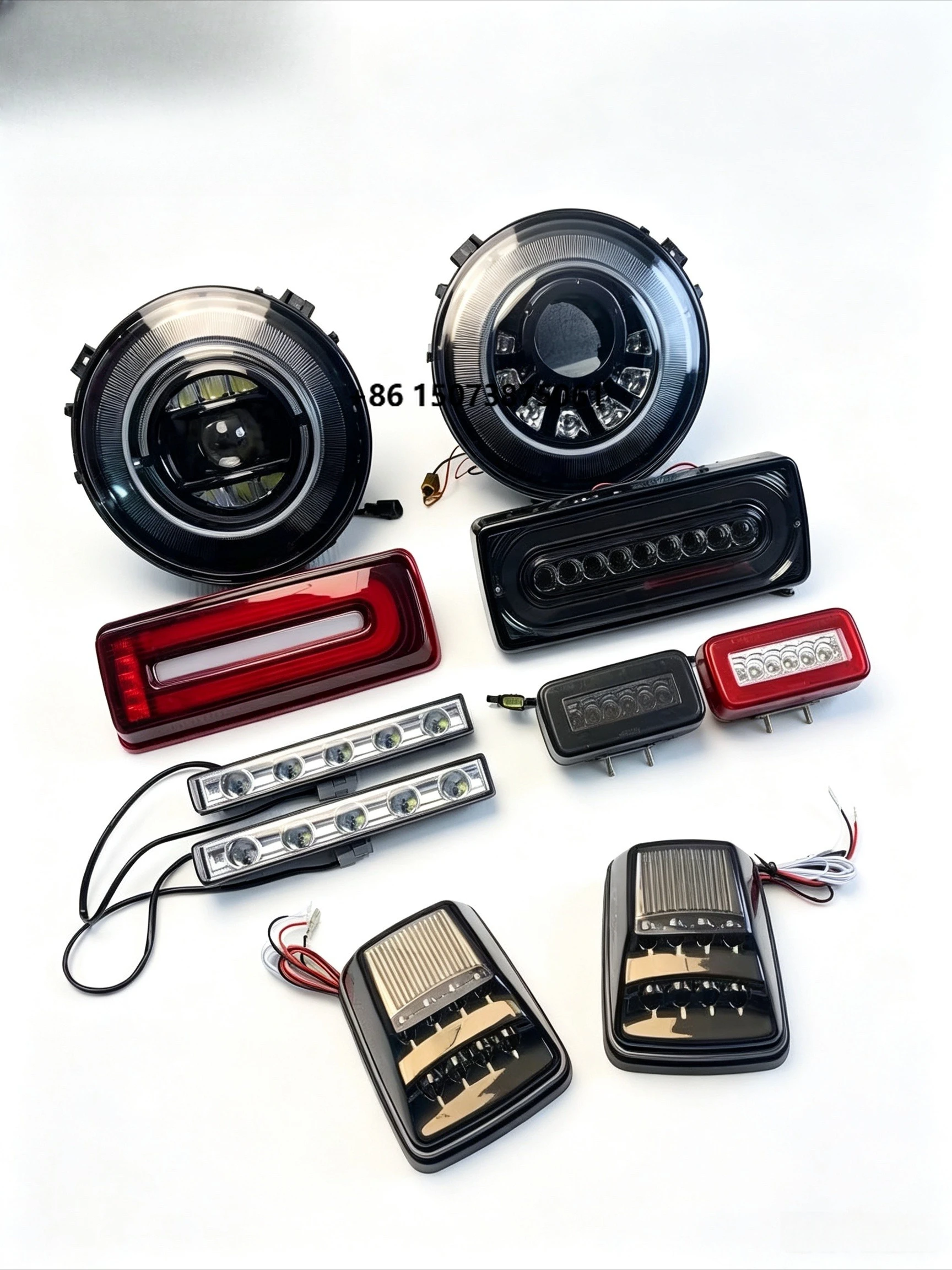 New Heng Ji Merc-edes G-Class 12V LED Full W463W464 G350 G500 G63 Head Lamp Turn Signal Tail Light Plug&Play Auto Spare