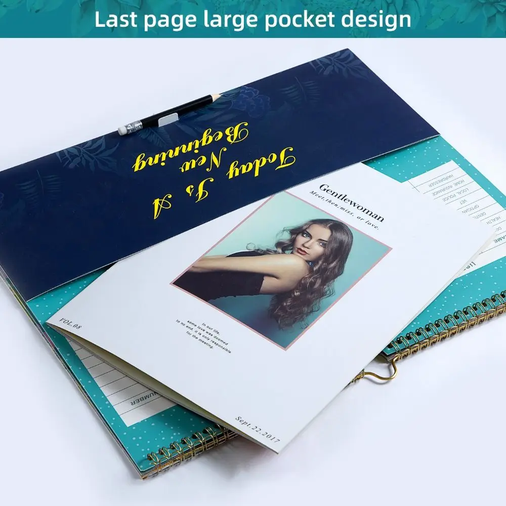 

English Version 2026 Wall Calendar Floral Design Large Date Blocks Wall Calendar Thick Paper Aesthetic Design Monthly Planner