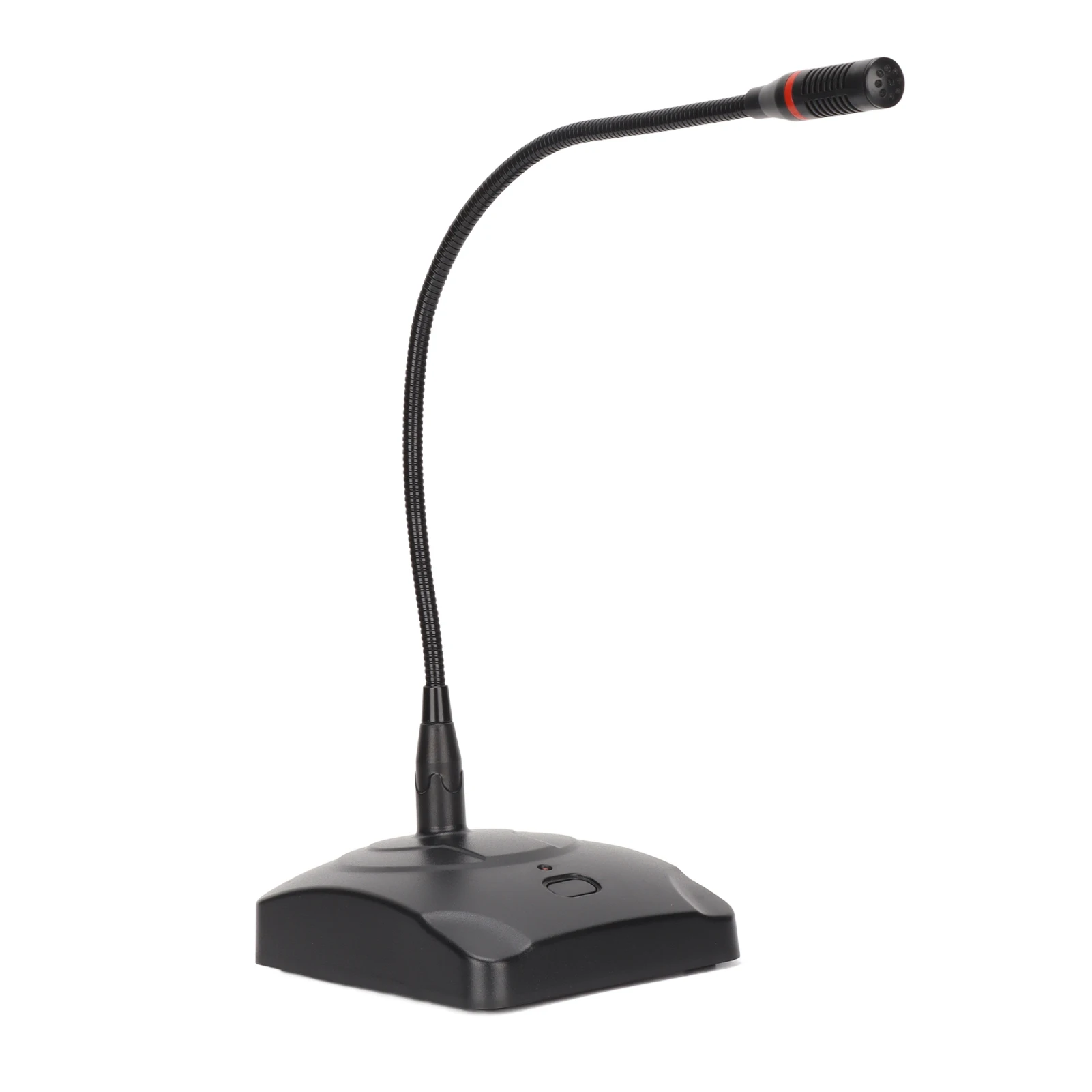 Desktop Cardioid Gooseneck Microphone Condenser Computer Mic with XLR to 6.35mm Cable for Conferences Broadcast Recording