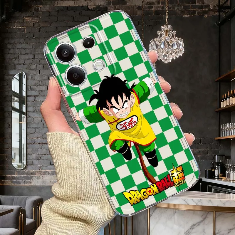 

Son Gohan‌ Cute Catroon Phone Case For Xiaomi Mi Poco F2 F3 F4 F5 F6 X5 X6 X7 Pro TPU Protection Transparent