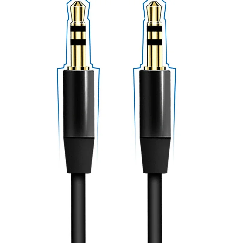 3.5mm Jack Audio Extension Cable Gold Plated 3.5 mm Male to 3.5mm Male Aux Cable for Car Xiaomi Headphone Speaker Auxiliary