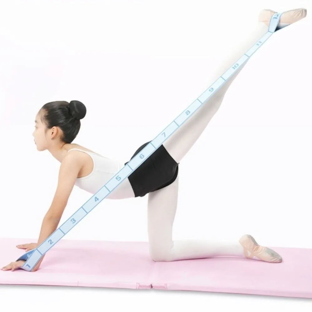 Multi Stage Yoga Stretch Band Segmented Elastic Rope Yoga Resistance Band Resistance Belt 10/11 Grid Yoga Elastic Band