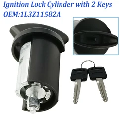1l3z11582a For Ford 1996-2005 Car Ignition Lock Cylinder With 2 Keys Kit Replacement Parts Compatible