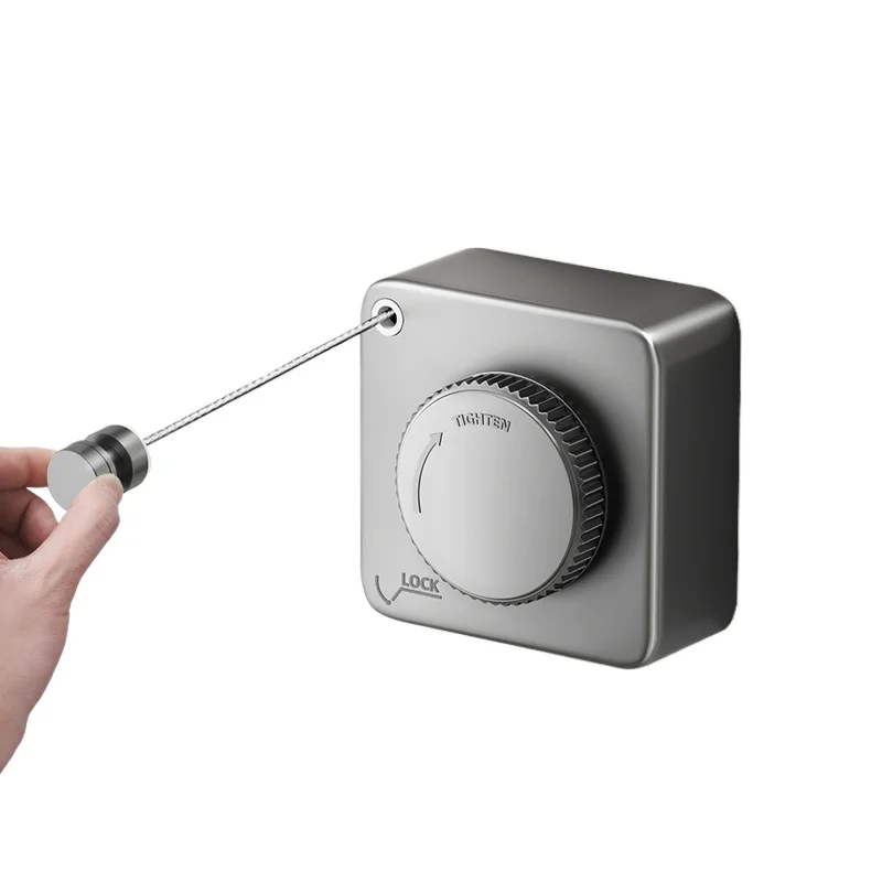 

Clothesline drying clothes artifact indoor non-punching bathroom invisible telescopic balcony wire rope rack