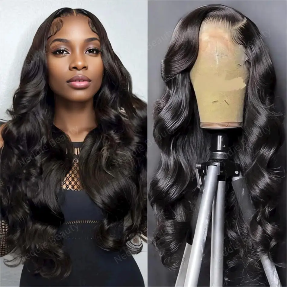 13x6 HD Lace Frontal Wig Ludzkie włosy Body Wave Choice 30 40 cali 100% naturalne wstępnie oskubane brazylijskie peruki dla kobiet Full End