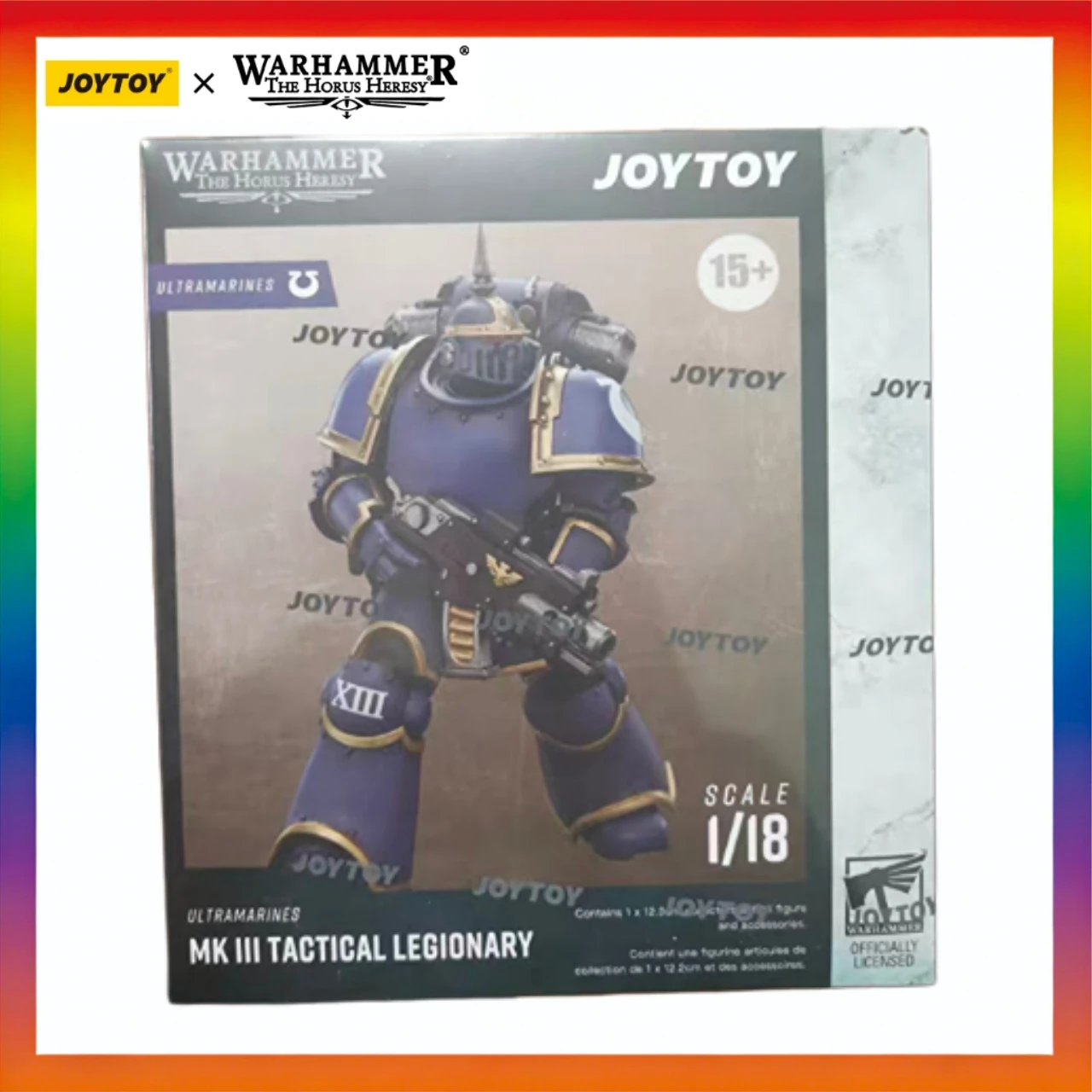 

Оригинальные фигурки JOYTOY Warhammer 40K Ultramarines MK Ill Tactical Legionary 1/18, аниме-модели, игрушки, подарки