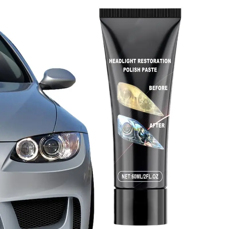 Headlight Repair Polish Auto Headlight Scratch Repair Paste Advanced Headlight Restorer Headlamp Cleaning Restores Brightness