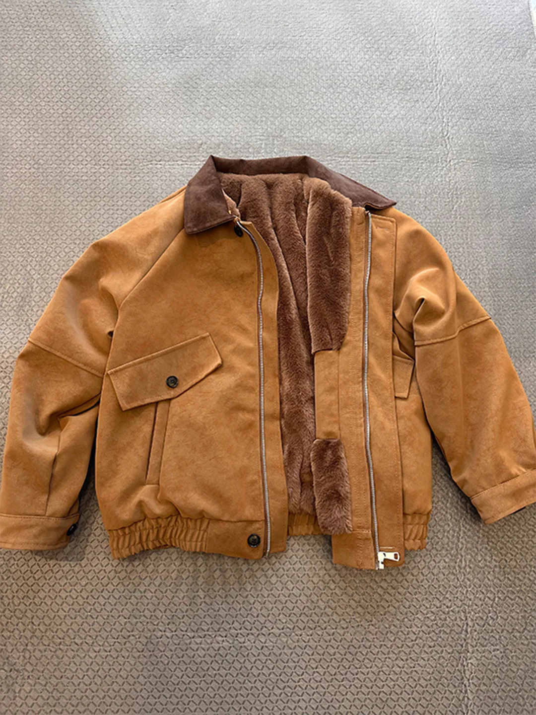 

American Barn Sle ort Men's Cotton Jaet Warm Fur Inteated CleanFit Winter Faion Outerwear Casual Loose Fit Zipper